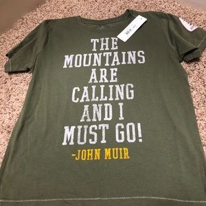 Boys Peek T shirt John Muir Trail 2XL (12) NWT